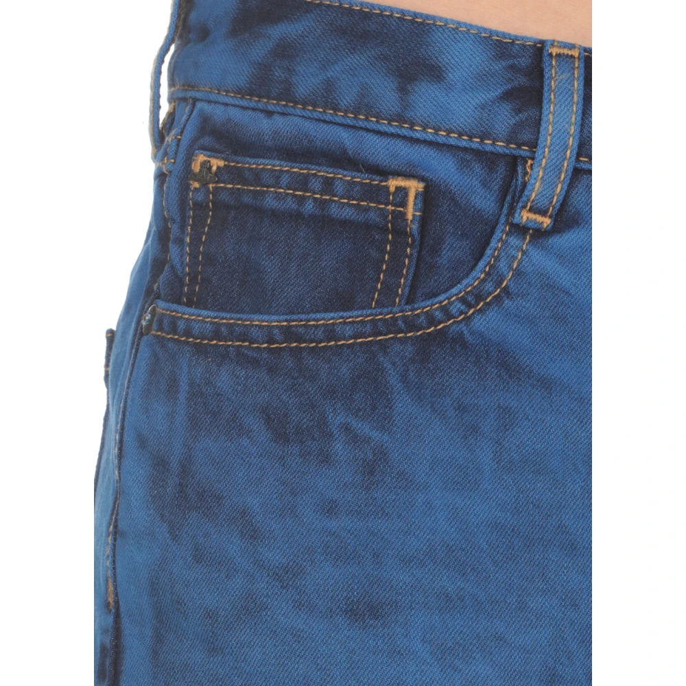 Vivienne Westwood Denim Shorts Blue Dames