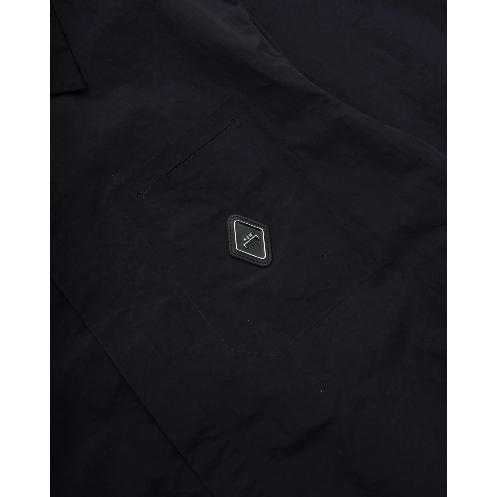 A-Cold-Wall Zwarte Zip System Shirt Black Heren