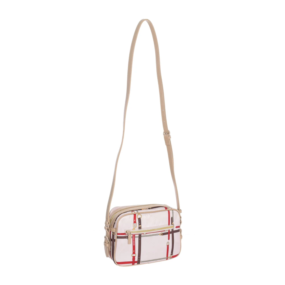 U.s. Polo Assn. Synthetische Crossbody Tas met Ritssluiting Beige Dames