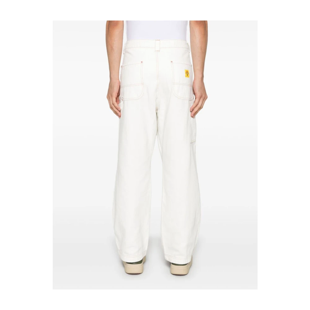 Icecream Beige Katoenen Canvas Broek Beige Heren