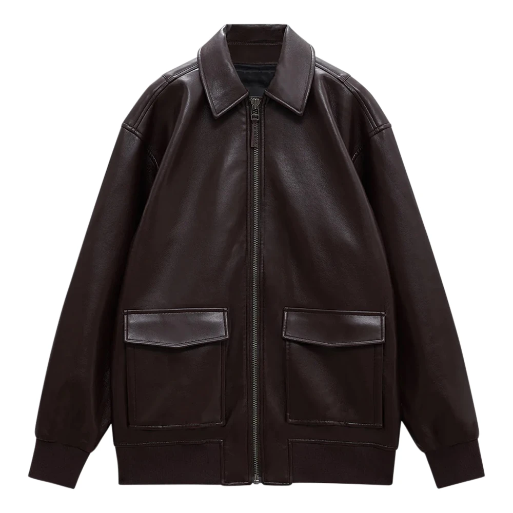 Anine Bing Women's Brown Stylish Kelanie Jacket - Bomber Jackets - Xs - Jackets