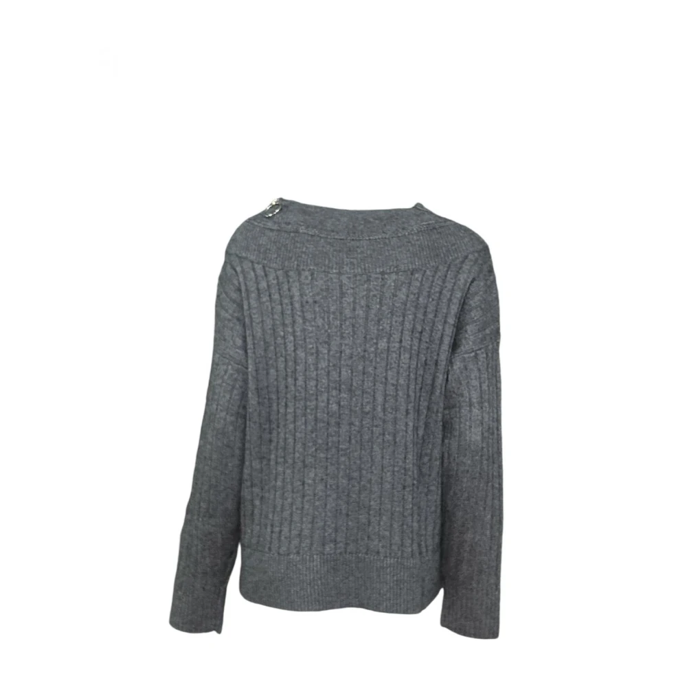 Beatrice .b Sweatshirts & Hoodies met zijrits Gray Dames