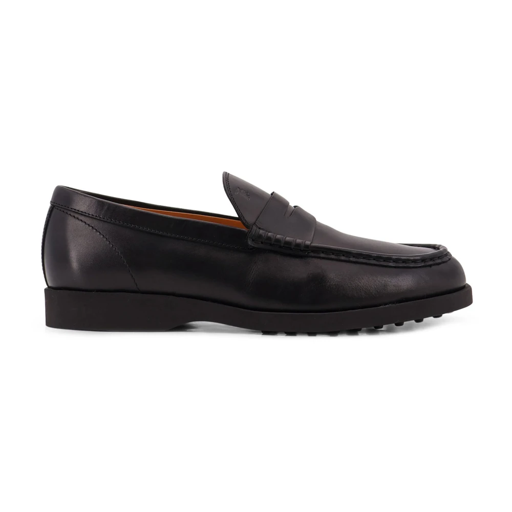 Tod's Men's Black Flat Loafers
