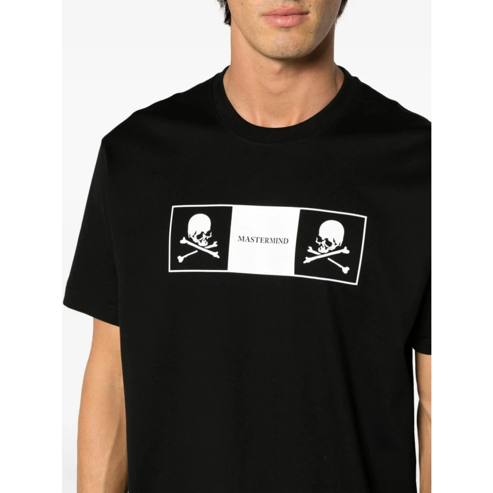 Mastermind World Grafische Print Katoenen T-Shirt Black Heren