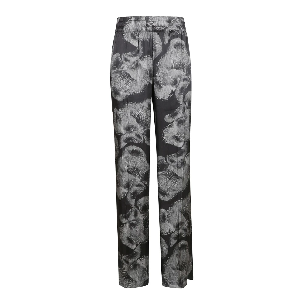 Anine Bing Zwarte Paddestoelprint Broek Multicolor Dames