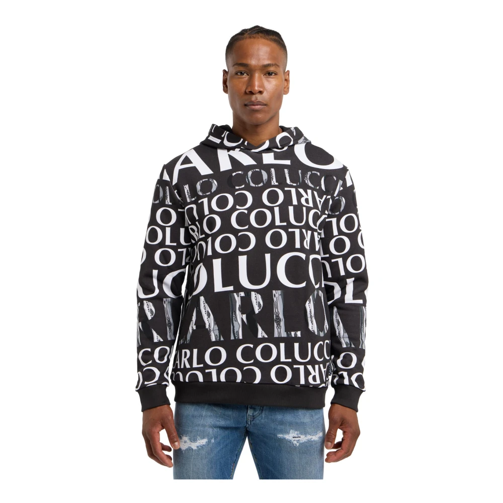 carlo colucci Urban Statement Hoodie Black Friday Black Heren