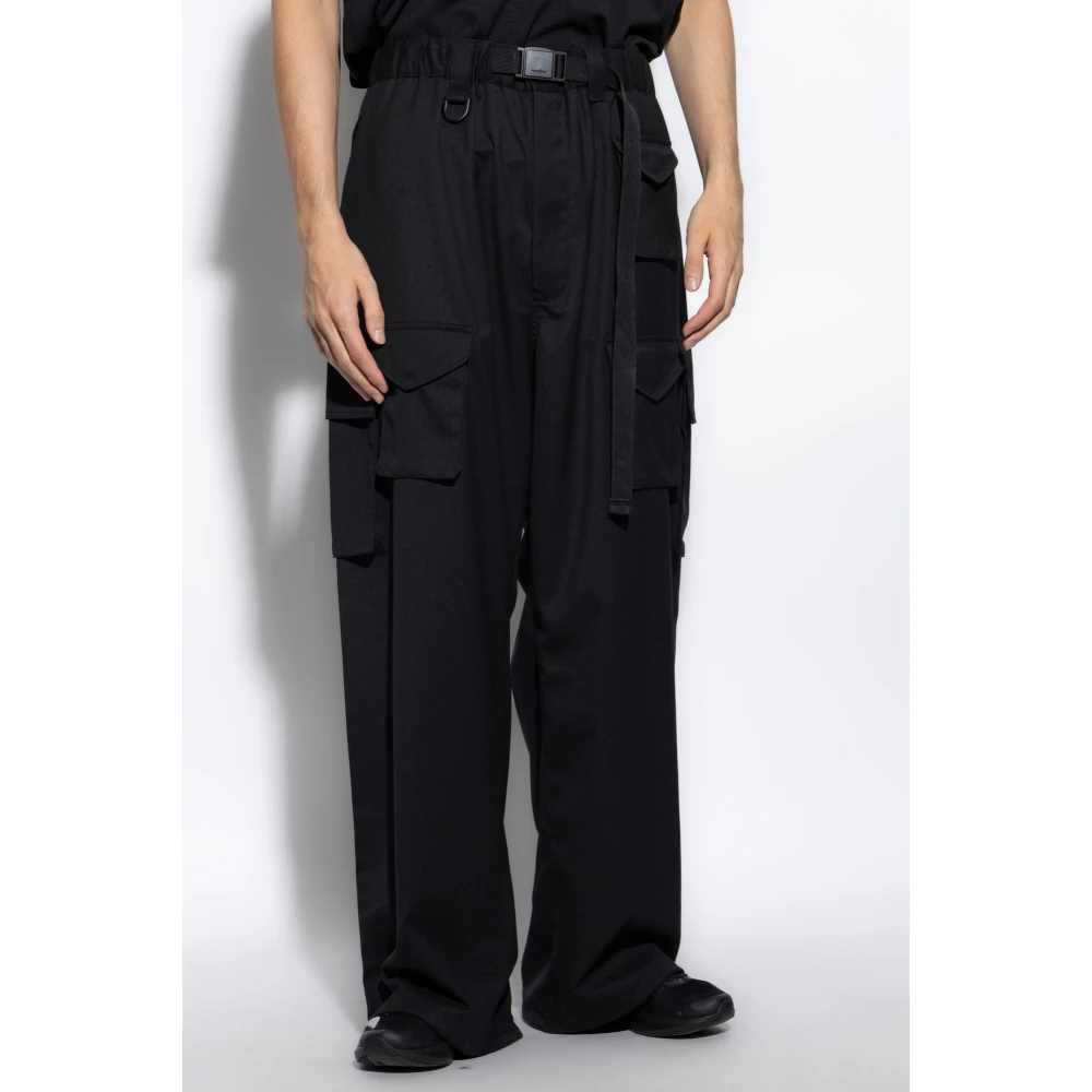 Y-3 Loszittende broek Black Heren