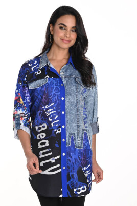blue-shirt-blouse-with-smart-print