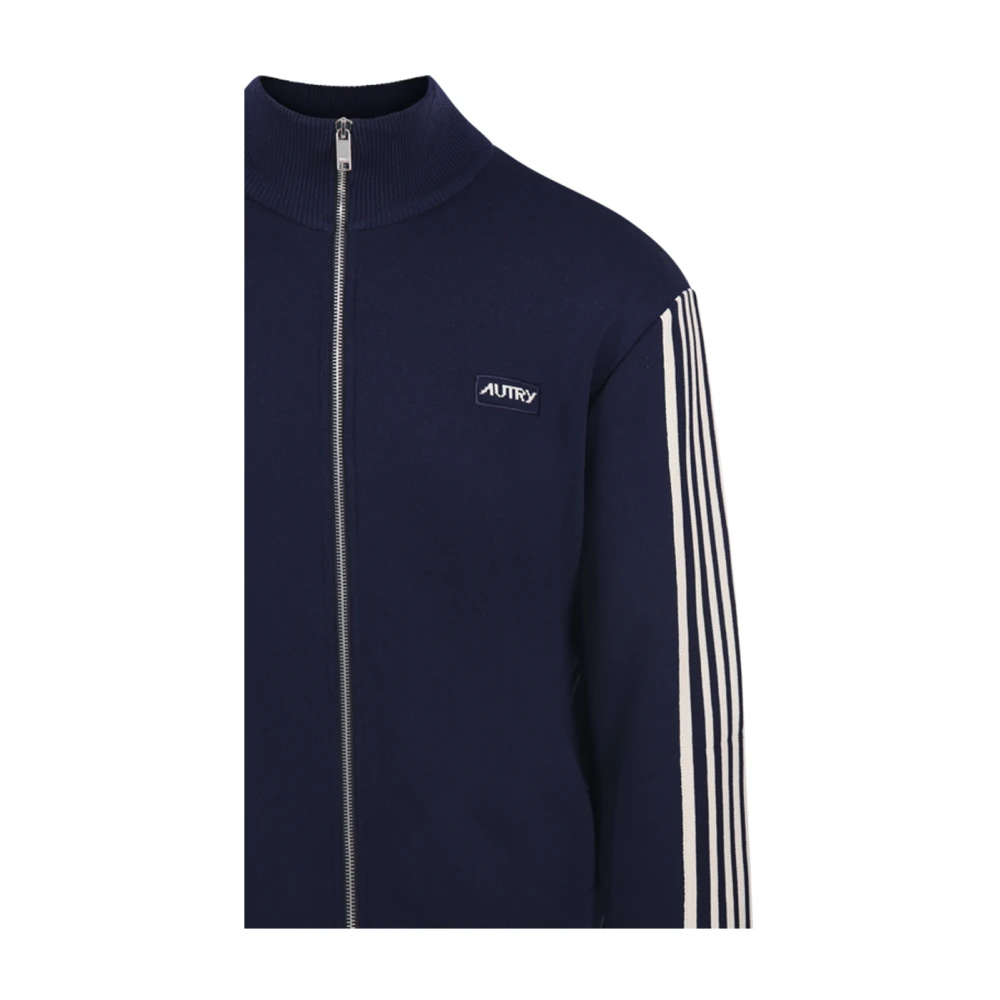 Autry Blauwe Denim Jack voor Mannen Blue Heren