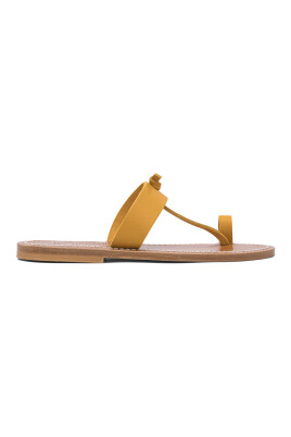 yellow-leather-sandals-for-women