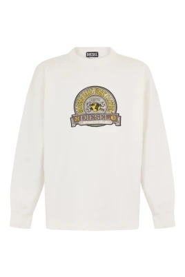 Cotton Logo Patch Sweatshirt