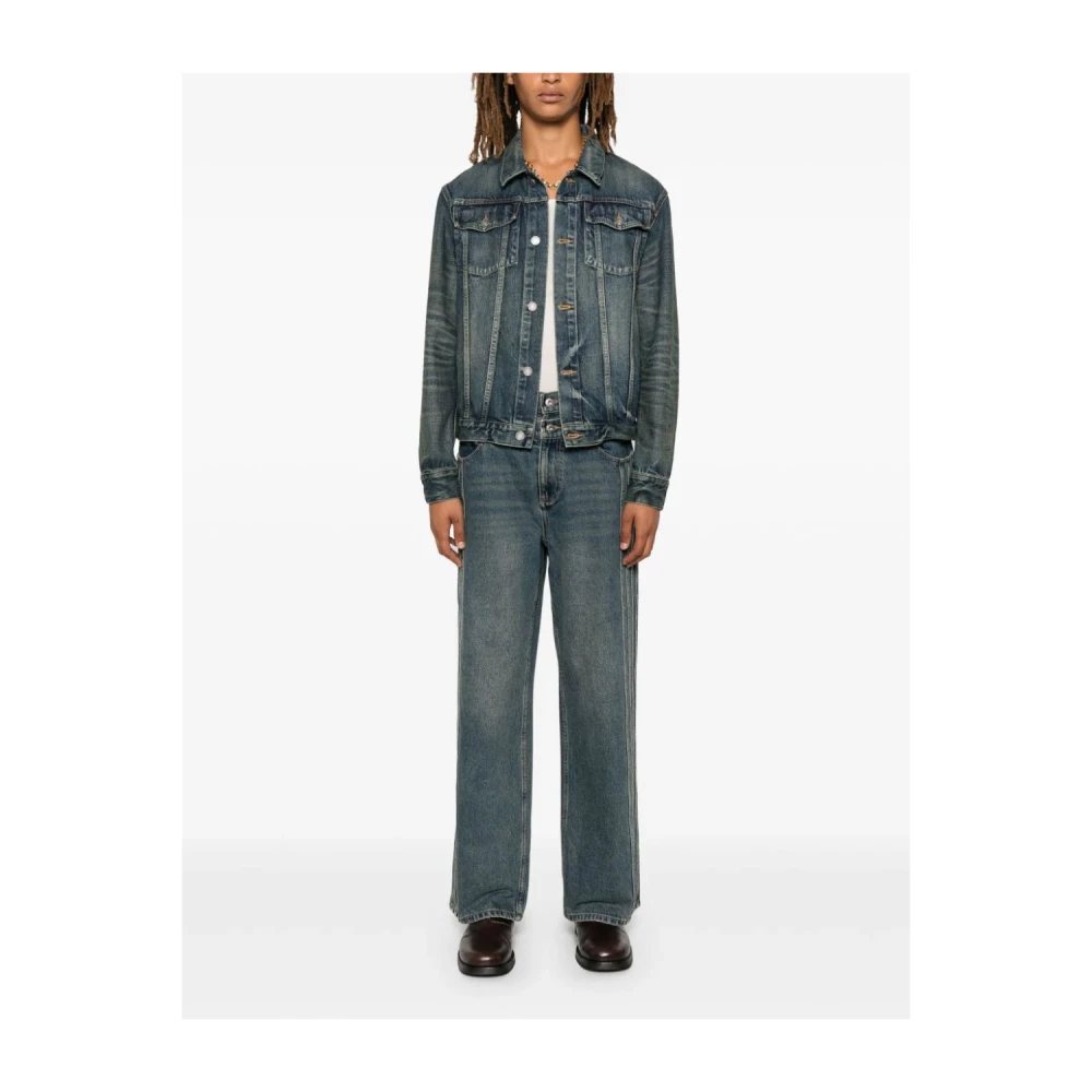 Saint Laurent Denim Jas Blue Heren
