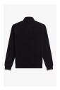 halv-zip-sweatshirt-med-rander-pa-ryggen