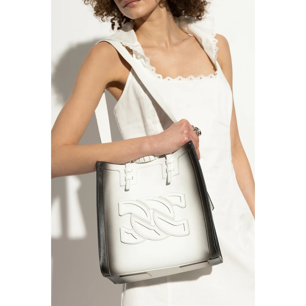 Casadei Tas Beaurivage Mini type shopper White Dames