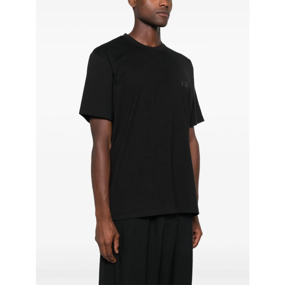 Y-3 Zwarte T-shirts en Polos Black Heren