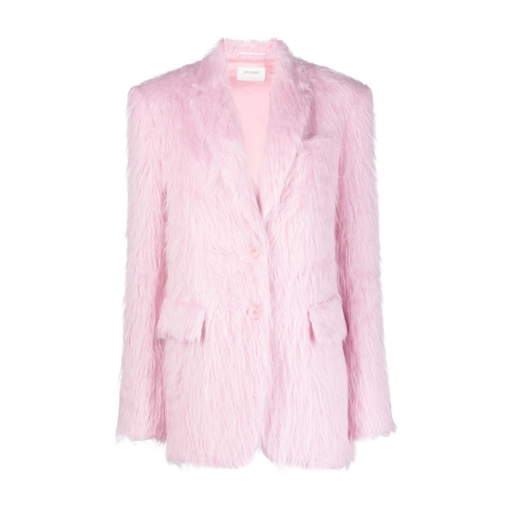 SPORTMAX Roze jassen voor vrouwen Pink Dames