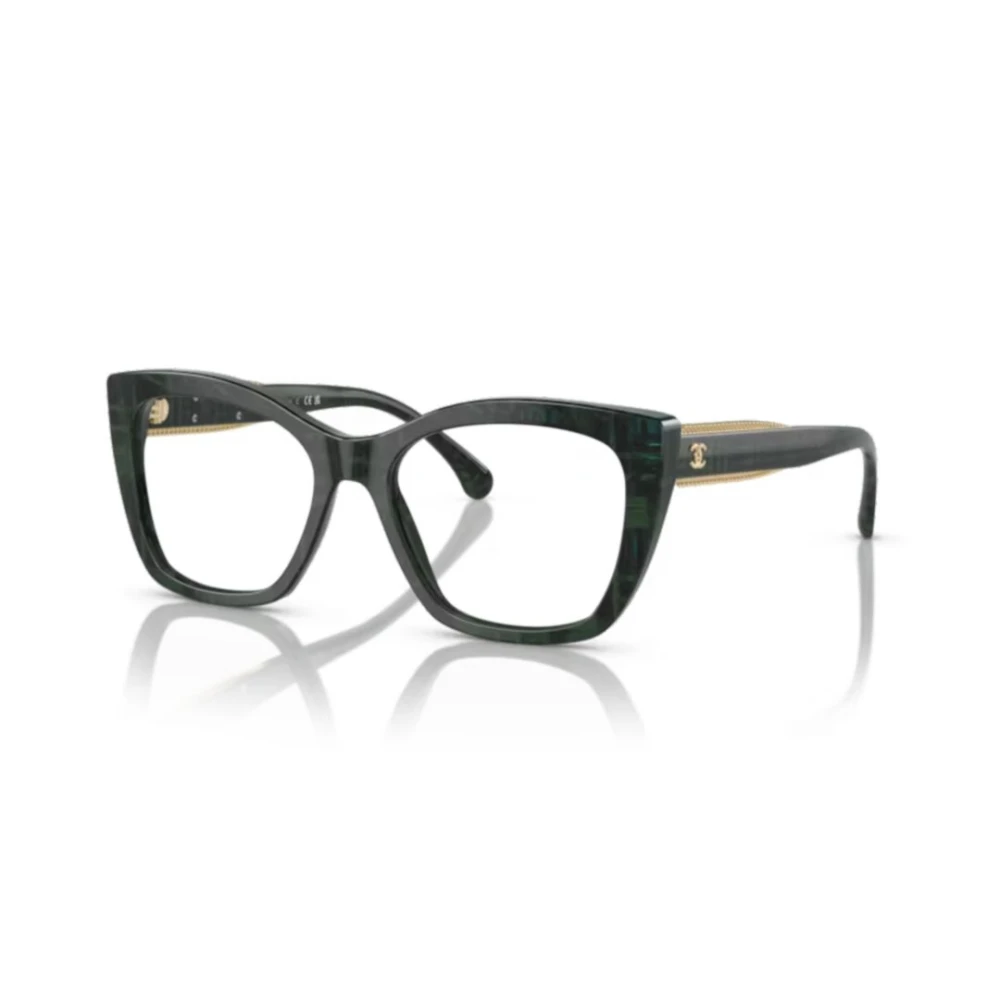 Chanel Groene Optische Bril met Accessoires Green Dames