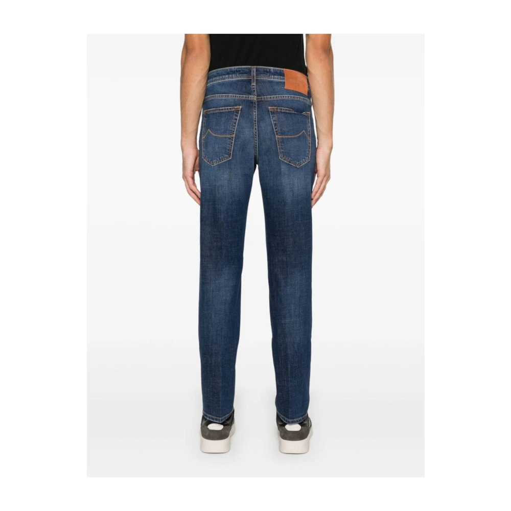 Jacob Cohën Blauwe Slim Fit Jeans Blue Heren