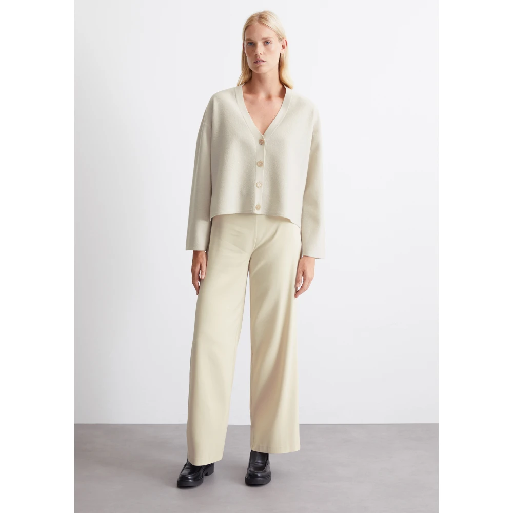 Marc O'Polo Wollen vest losvallend Brown Dames