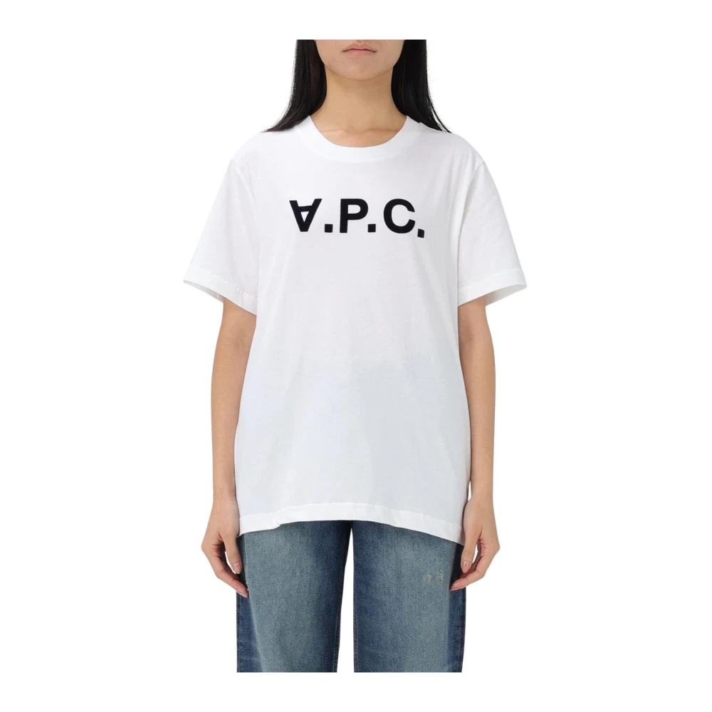 A.p.c. - Tops > T-Shirts - White - A.p.c. - Modalova