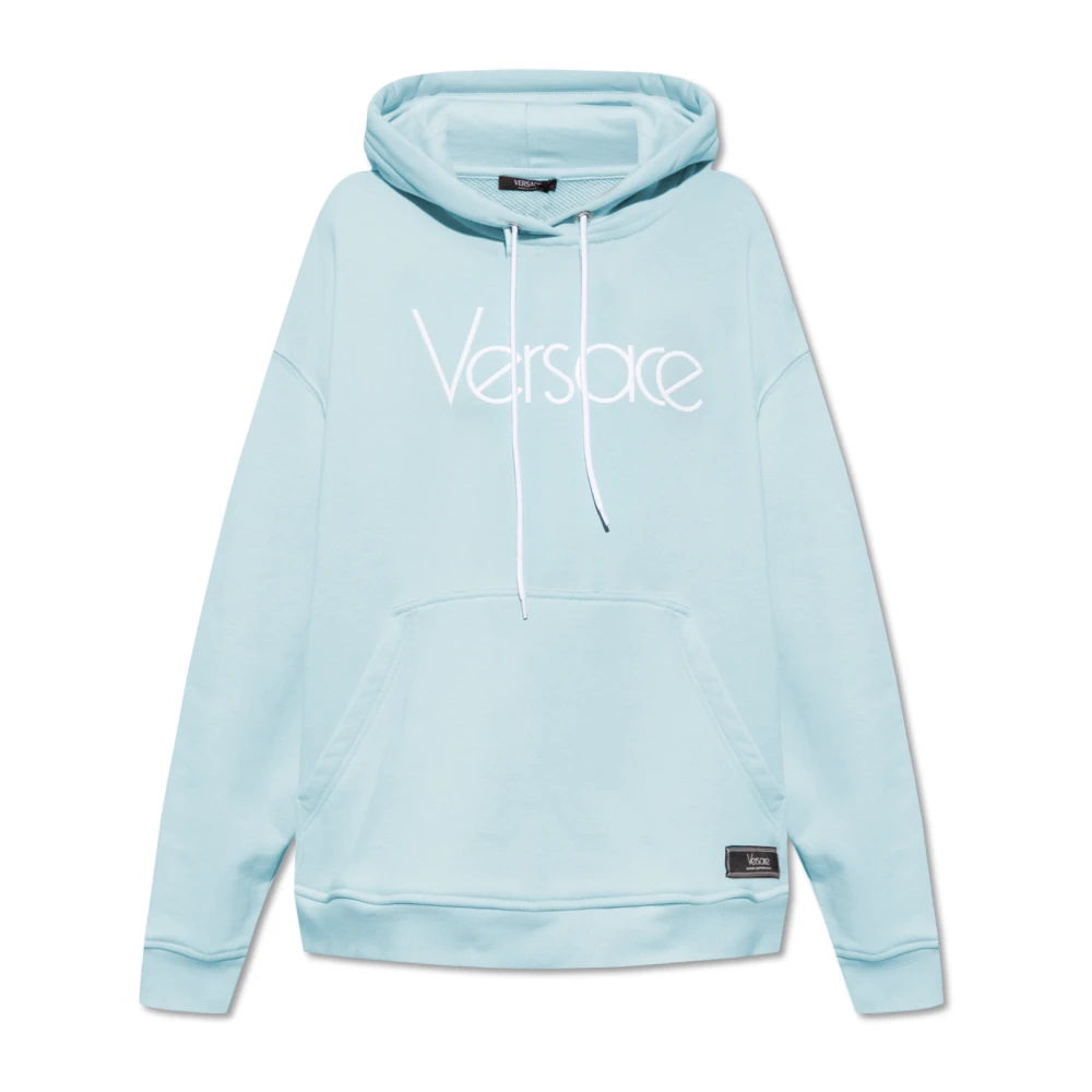 Versace Logo hoodie Blue Dames