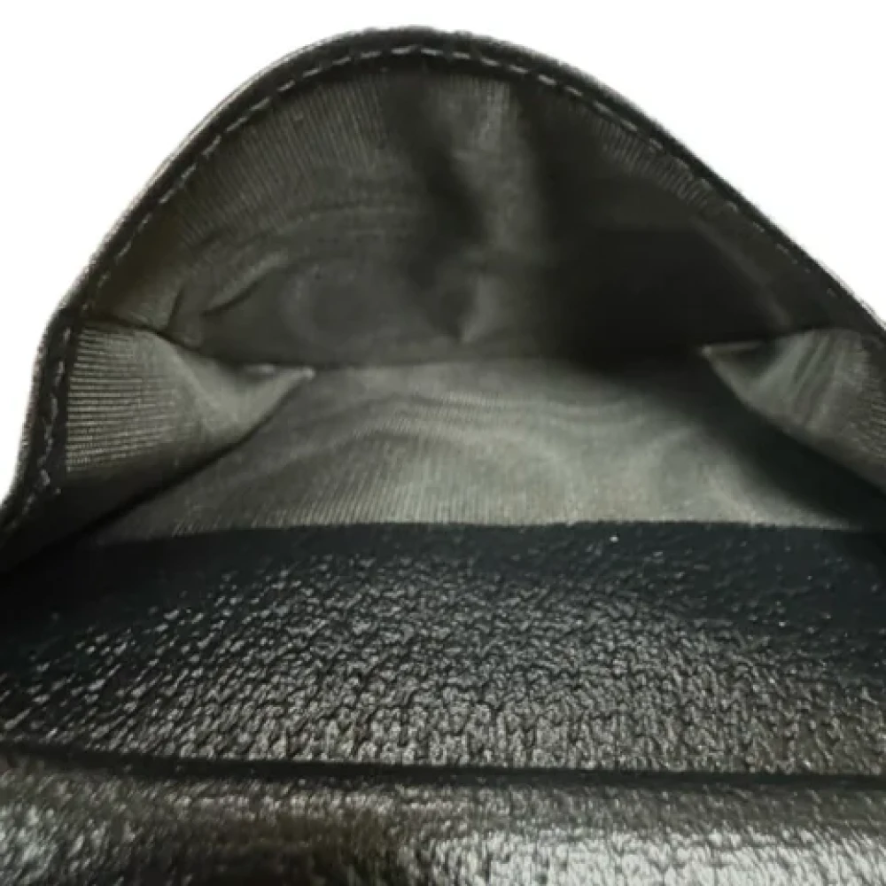 Gucci Vintage Pre-owned Leather wallets Black Heren