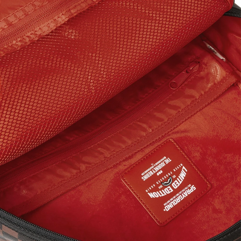 Sprayground Bruine Check Rugzak Brown Unisex