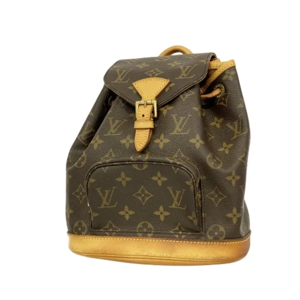 Louis Vuitton Vintage Pre-owned Canvas backpacks Brown Dames