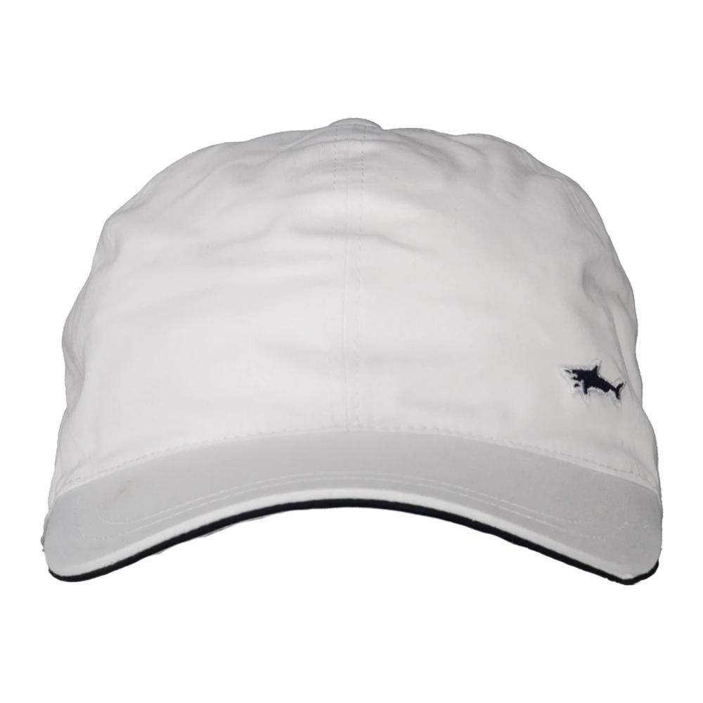 PAUL & SHARK Witte Pet met Stijl 25417115 White Heren