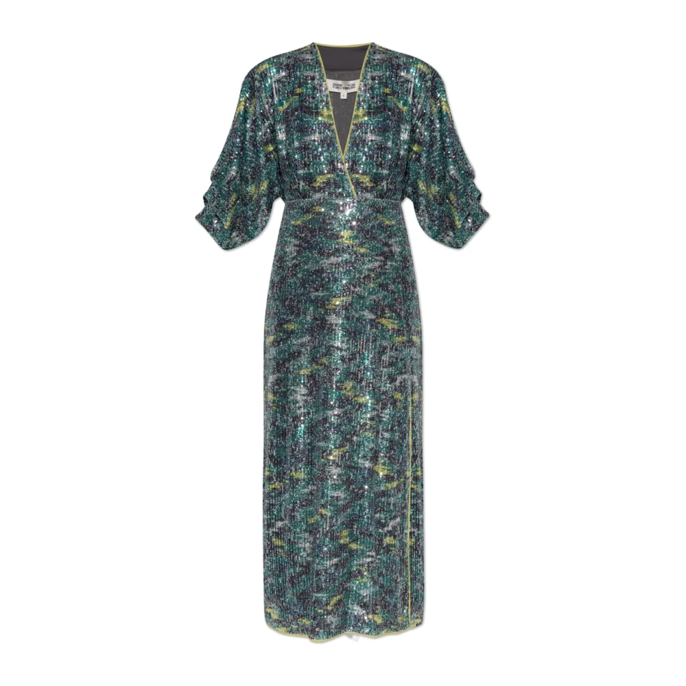 Diane Von Furstenberg Paillettenjurk Multicolor Dames