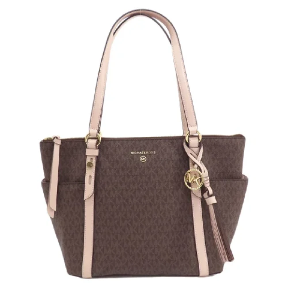Michael Kors Pre-owned Fabric totes Brown Dames