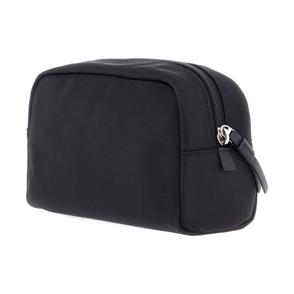 TORY BURCH Nylon Beauty Case met Iconische Detail Black Unisex