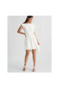 robe-courte-blanche-drapee