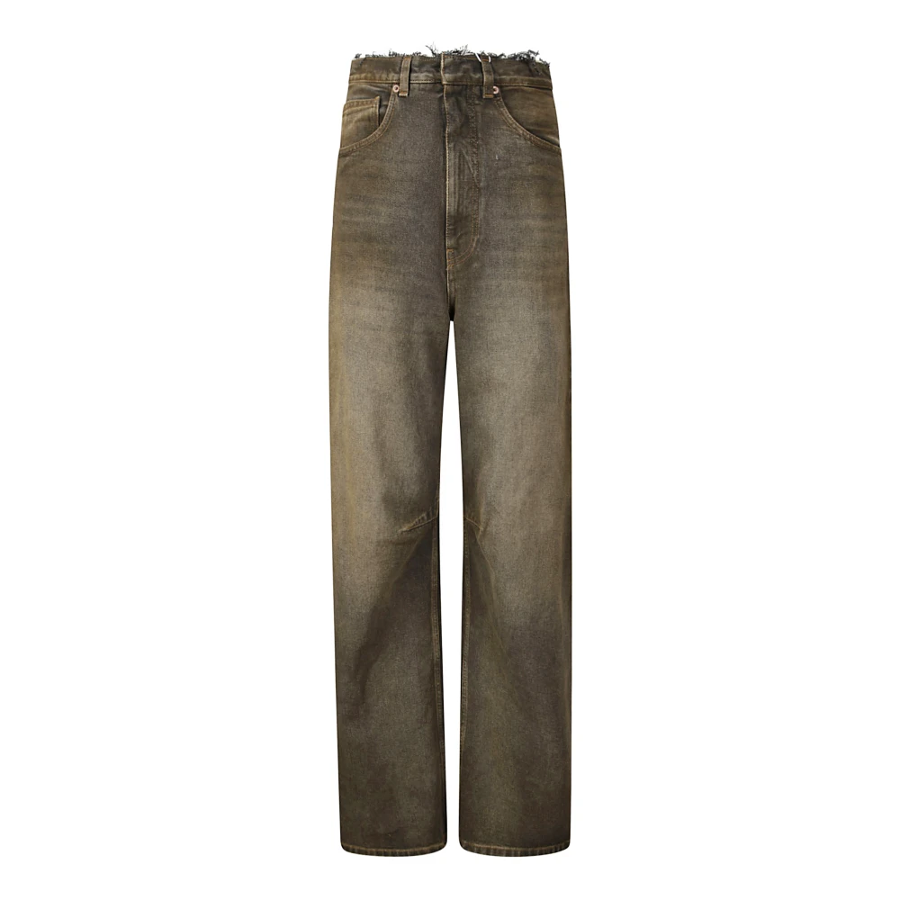MM6 Maison Margiela 5-Pocket Jeans voor Mannen en Vrouwen Brown Dames