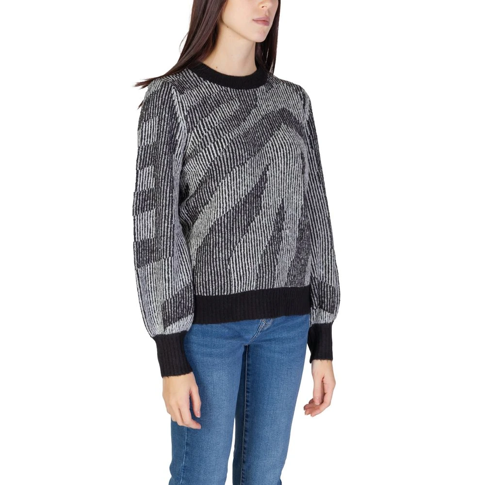 Vila Zwarte Acryl Trui Dames Herfst Winter Collectie Black Dames