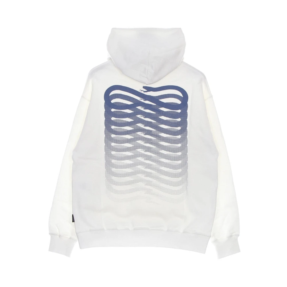 Propaganda Blauwe Lichtgewicht Hoodie met Ribbels White Heren