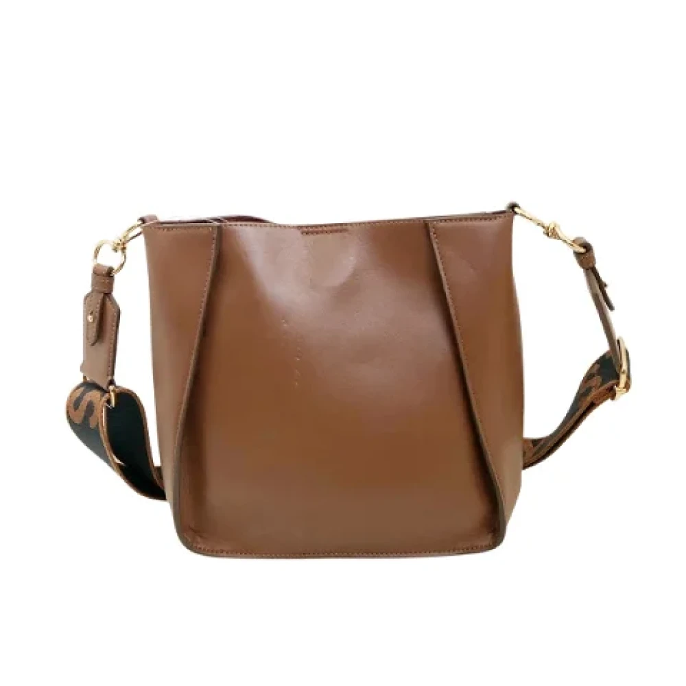 Stella McCartney Pre-owned Leather totes Brown Dames