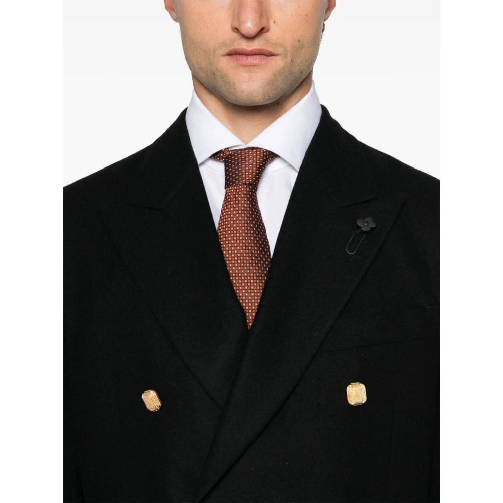Lardini Zwarte Herenjassen Black Heren