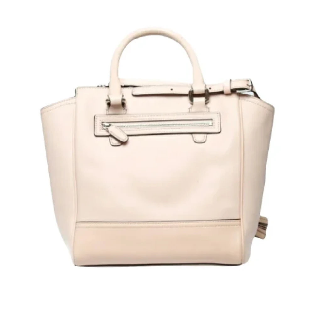 Coach Pre-owned Leather handbags Pink Dames