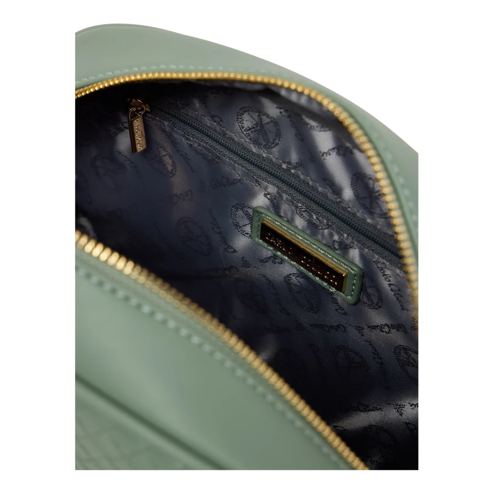 carlo colucci Gevlochten Toilettas Stijlvolle Functionaliteit Green Dames