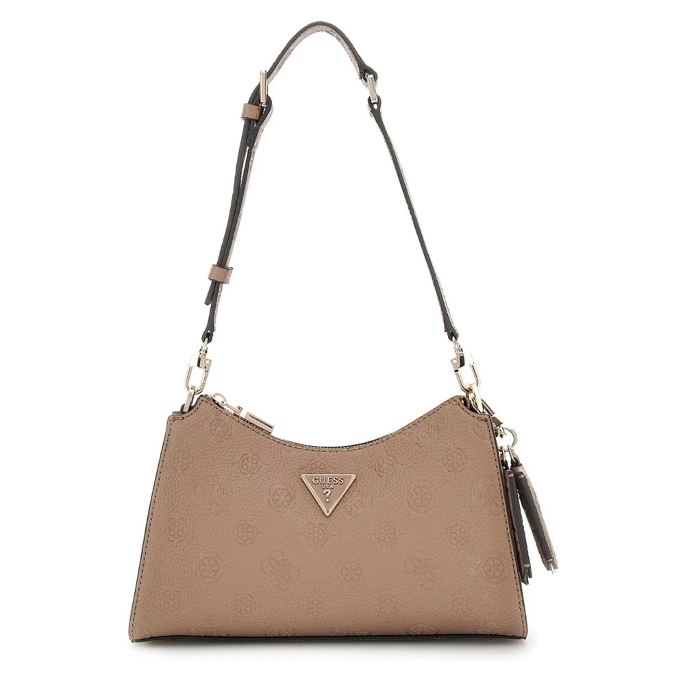Guess Stijlvolle Schoudertas Cresidia Brown Dames