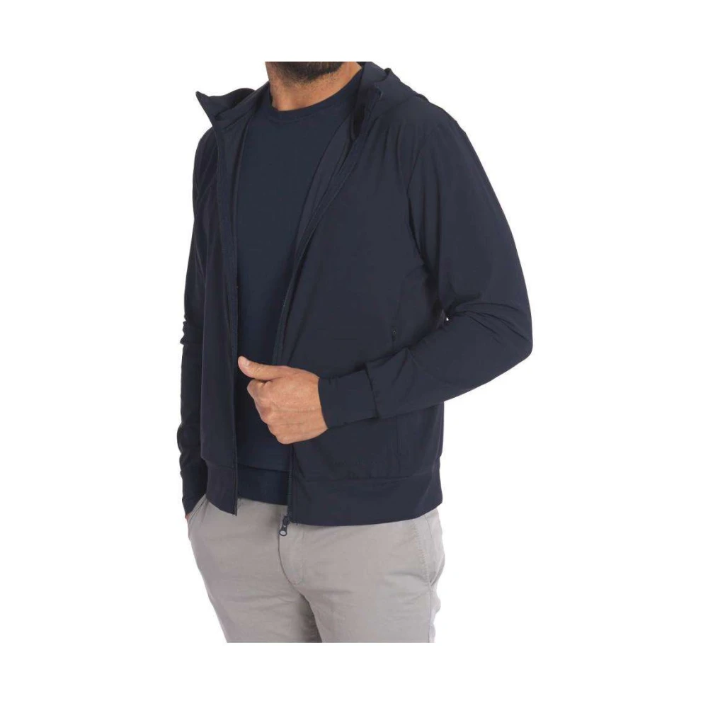Save The Duck Stijlvolle Puffer Jas Blue Heren