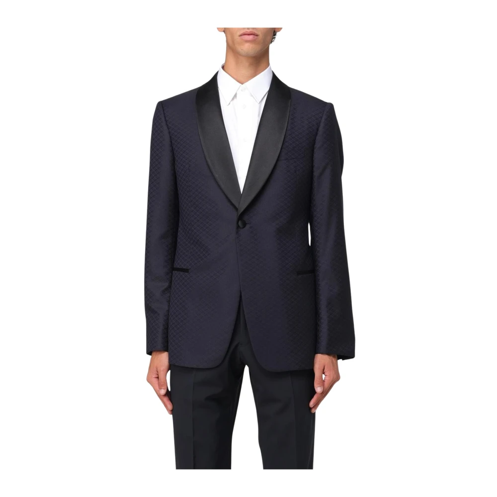 Emporio Armani Homme Bleu - Suits > Formal Blazers