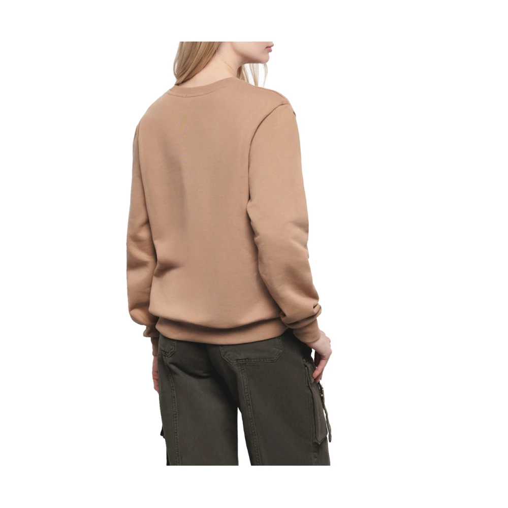 Gaëlle Paris Bruine Sweater Casual Trendy Stijlvol Comfortabel Brown Dames
