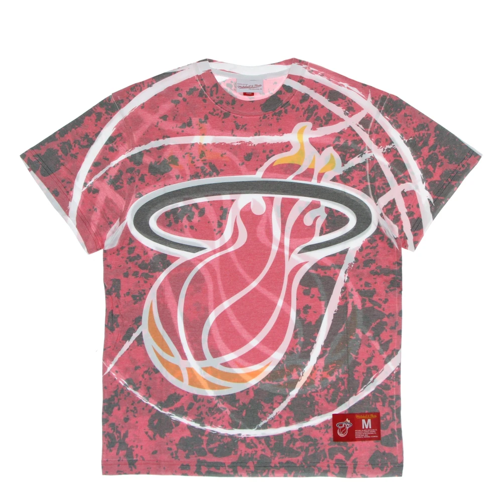 Mitchell & Ness Miami Heat NBA Tee Hardwood Classics Multicolor Heren