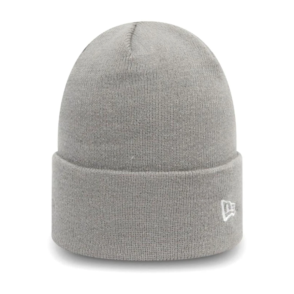 New Era Unisex Grigio Berretto Essential Knit Cuff Universal - Immagine 2