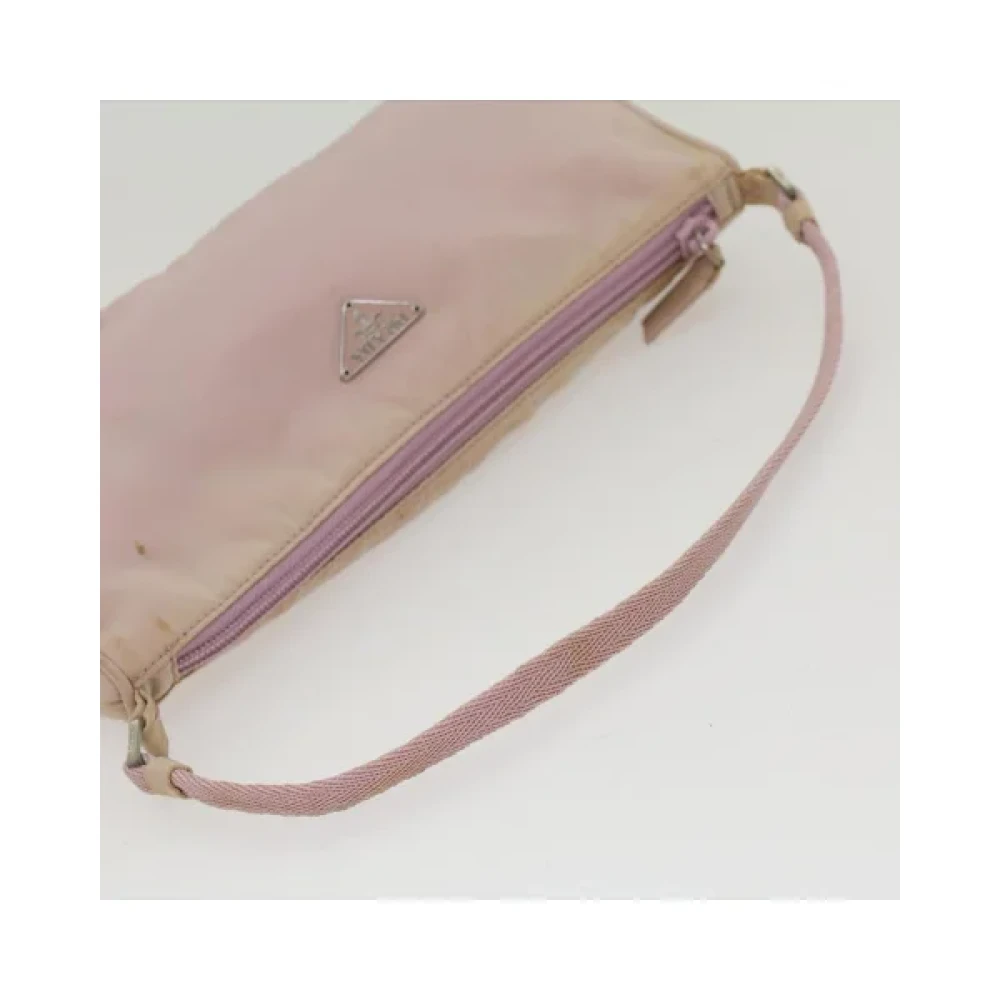 Prada Vintage Pre-owned Nylon pouches Pink Dames