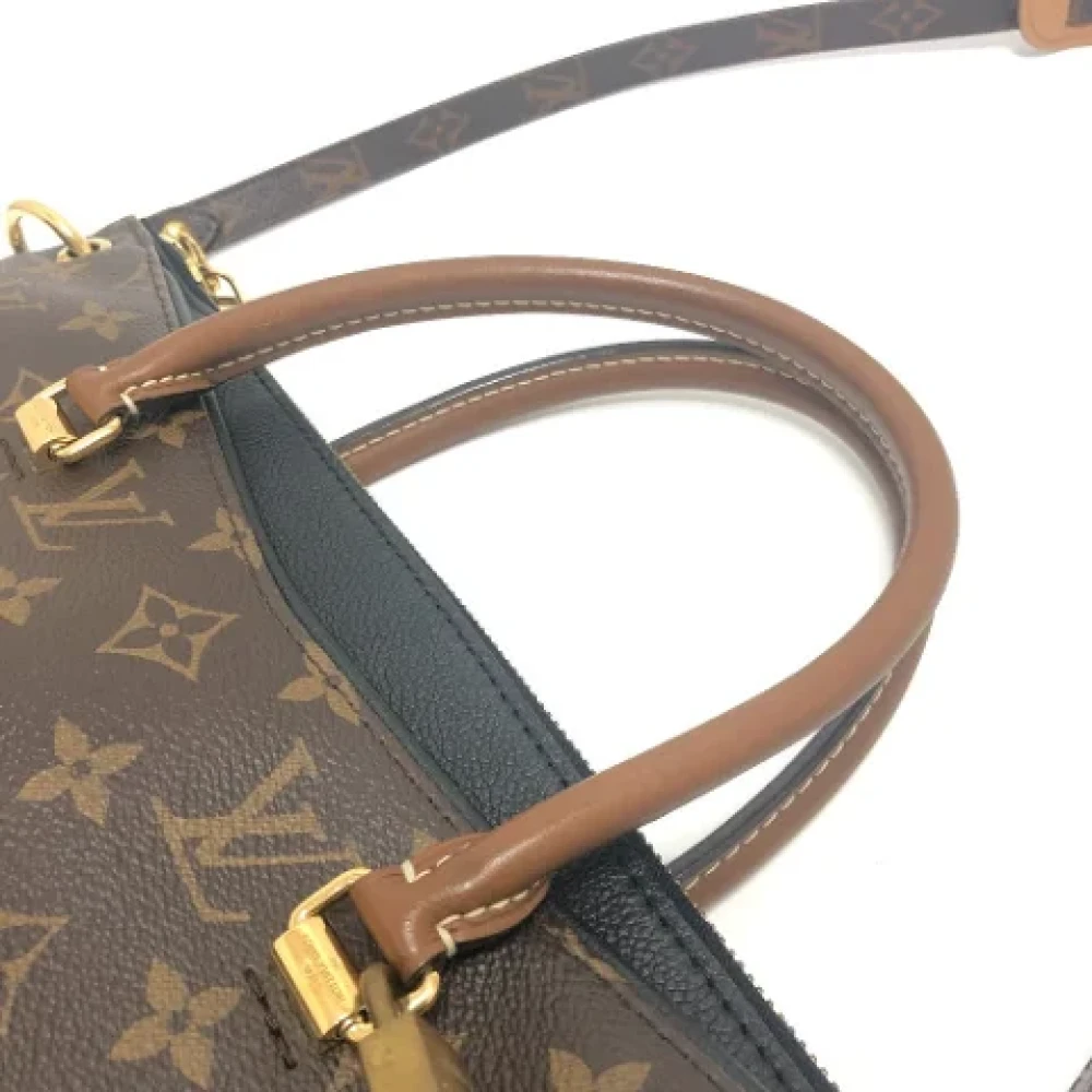 Louis Vuitton Vintage Pre-owned Cotton louis-vuitton-bags Brown Dames