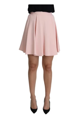 Rosa Tuck Pleat Flare A-line Mini Kjol