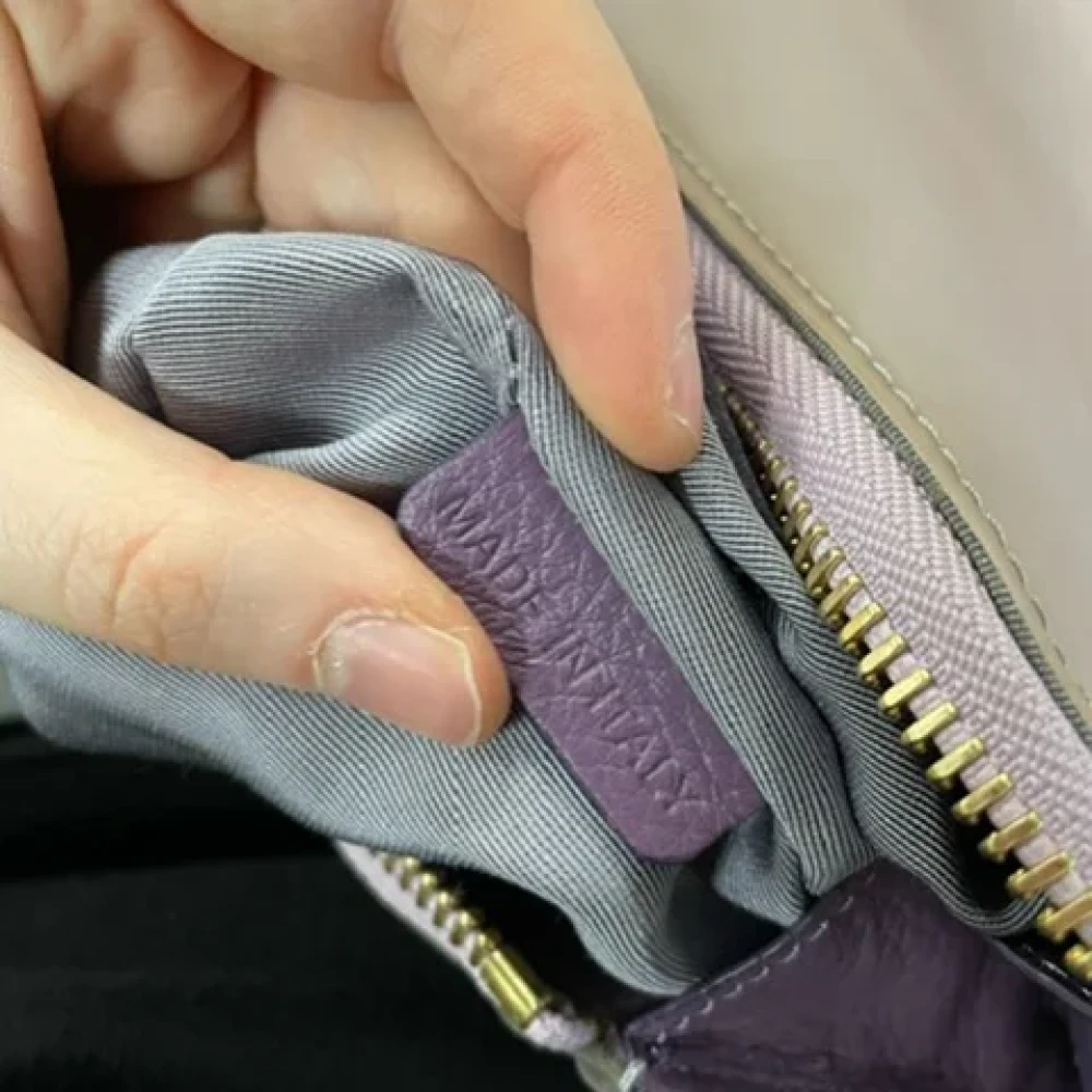 Burberry Vintage Pre-owned Rubber handbags Purple Dames